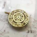 Flower Amulet Pendant 925 Sterling Silver Joy Gift