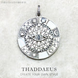 925 Silver Mystical Symbols Pendant Europe Accessorie