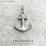 925 Sterling Silver Pendant Anchor Classic Winter Jewelry Europe