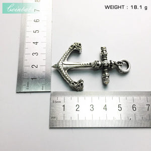 Anchor Libertarians 925 Sterling Silver Pendant Gift for Men Women