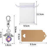 Star Pendant Key Ring Lucky Gifts Wedding Girls