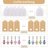 Star Pendant Key Ring Lucky Gifts Wedding Girls