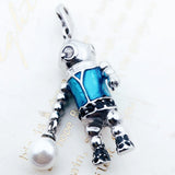 925 Silver Aquanaut Diver Aliens Pendant Jewelry Gift