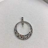 Pearl Corals Jade Bead Pendant Base Mount Finding Settings