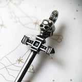 Skull Sword Heart Necklace Europe Style Bijoux Gift Women Men
