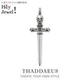 Skull Sword Heart Necklace Europe Style Bijoux Gift Women Men