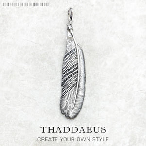 Feather Winter Jewelry 925 Sterling Silver Gift For Women Men