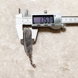 Feather Winter Jewelry 925 Sterling Silver Gift For Women Men