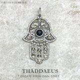 Hand of Fatima 925 Sterling Silver Pendant