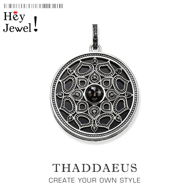 Pendant Lotos Amulet 2019 Winter Jewelry Europe Bijoux Vintage Gift For Woman