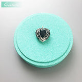 Winged Heart 925 Silver Pendant Vintage Gift Europe Key Chains Jewelry