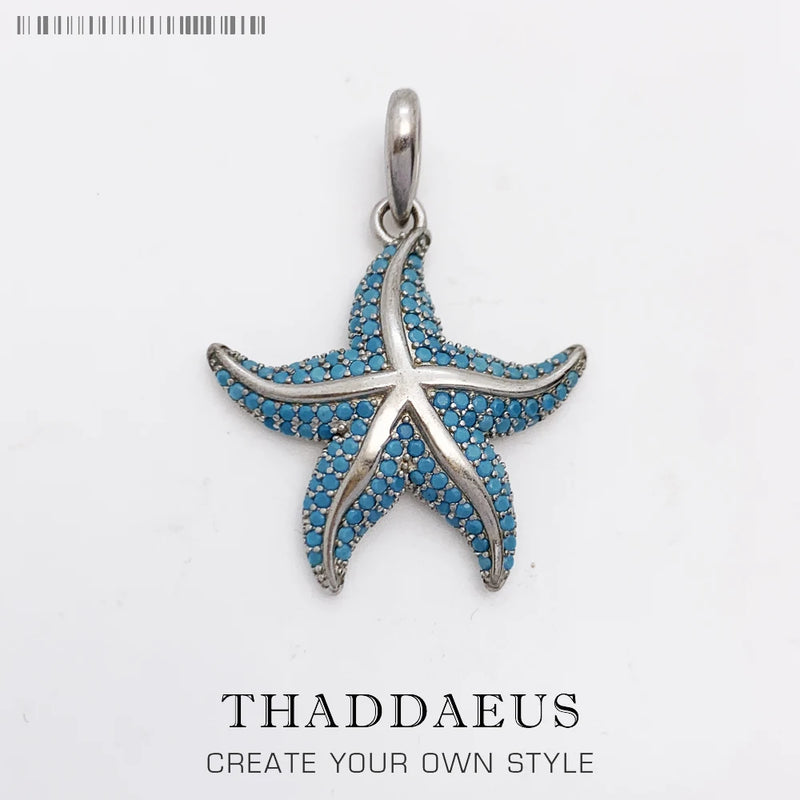 Starfish Pendant Necklace, 2021 Europe Style Fine Jewelry