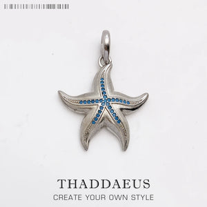 Pendant Starfish Necklace Summer Fine Jewelry Europe Bijoux Gift