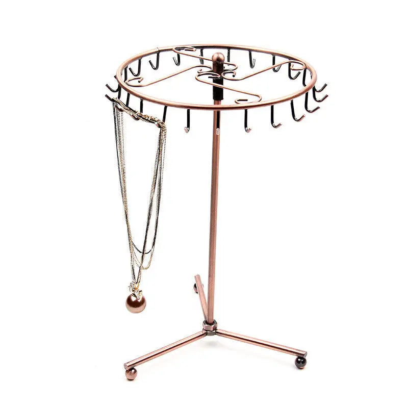 Rotate Metal Jewelry Display Stand Organizer