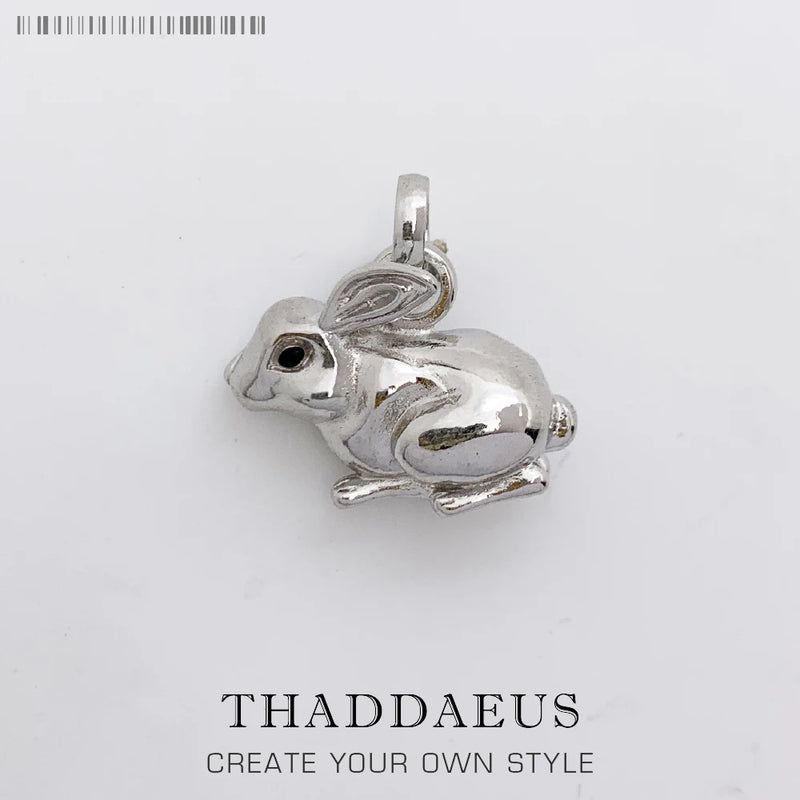 Pendant Bunny Rabbit Lovely Jewelry Europe Bijoux Gift
