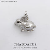 Pendant Bunny Rabbit Lovely Jewelry Europe Bijoux Gift