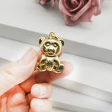 Cartoon Bear Pendant Necklace for Girls Women Men Collar Jewelry Gift
