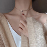 925 Silver Chain Necklace High Jewelry Personality