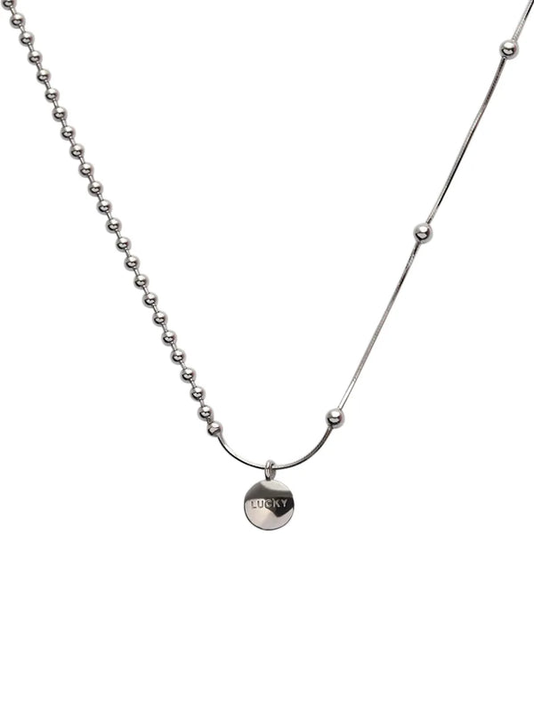 925 Silver Chain Necklace High Jewelry Personality