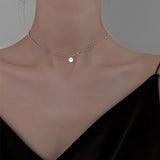 925 Silver Chain Necklace High Jewelry Personality