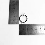 925 Sterling Silver Pendant Charm Carrier Large Round