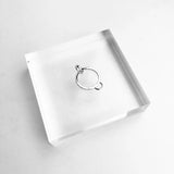 925 Sterling Silver Pendant Charm Carrier Large Round