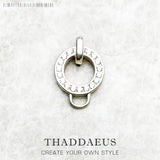 CZ Pave Pendant Charm Carrier 925 Sterling Silver Gift For Women