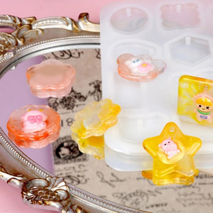Pendant Charms Resin Earrings DIY Jewelry Casting Mold