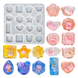Pendant Charms Resin Earrings DIY Jewelry Casting Mold