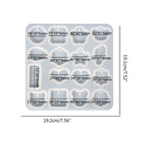 Pendant Charms Resin Earrings DIY Jewelry Casting Mold