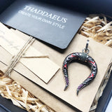 Dragon Horns Jewelry 925 Sterling Silver Gift for Women & Men