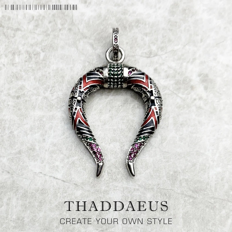 Dragon Horns Jewelry 925 Sterling Silver Gift for Women & Men