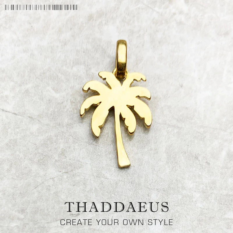 Coconut Tree Sterling Silver Jewelry Gift For Woman Men
