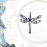 Colorful Dragonfly 925 Sterling Silver Pendant - Bohemian Gift for Women