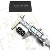925 Silver Pendant Compass Star Winter Fine Jewelry Europe Style Dog Tag