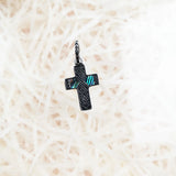 Pendant Cross 925 Sterling Silver Necklace Vintage Europe Ethnic Gift