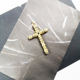 Sterling Silver Pendant Cross with Stones Necklace Accessory