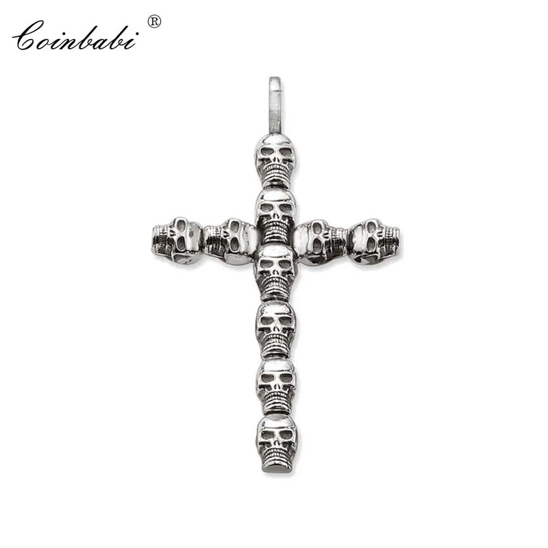 Sterling 925 Silver Pendant Cross Europe Style