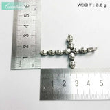Sterling 925 Silver Pendant Cross Europe Style
