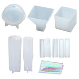 Pendant Crystal Mould Set 10pcs Epoxy Jewelry Casting Moulds