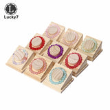 Wooden Jewelry Necklace Bracelet Organizer Rack
