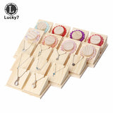 Wooden Jewelry Necklace Bracelet Organizer Rack