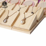 Wooden Jewelry Necklace Bracelet Organizer Rack