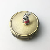 925 Silver Pendant Diver with Pearl Bull Dog Nurse Bee