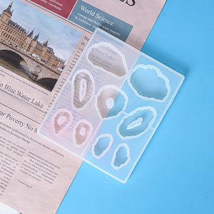 Stone Shape Silicone Earrings Mold for DIY Jewelry Making