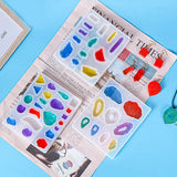 Stone Shape Silicone Earrings Mold for DIY Jewelry Making