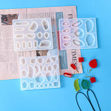 Stone Shape Silicone Earrings Mold for DIY Jewelry Making