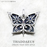 Dreamy Butterfly Silver Pendant Bohemia Jewelry Gift