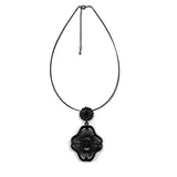 Direct Electrophoresis Zinc Alloy Crystal Necklace