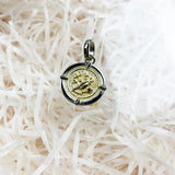 Golden Pendant Faith, Love and Hope in 925 Sterling Silver
